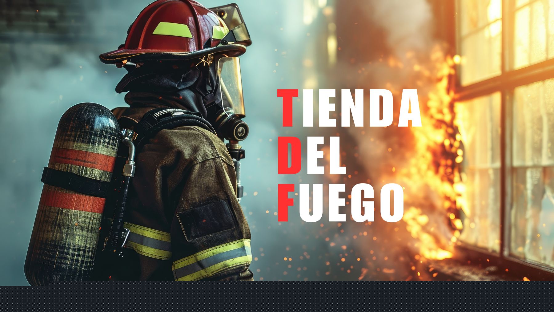 Bomberos en acción